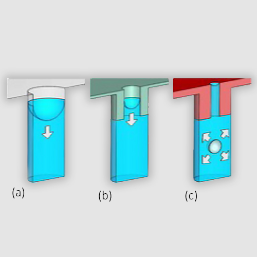 Mécanismes de désorption dans les pores cylindriques et en forme de bouteilles d’encre.