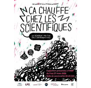 Affiche expo Ca chauffe pour les scientifiques